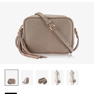 GiGi New York Stone Python Crossbody Bag